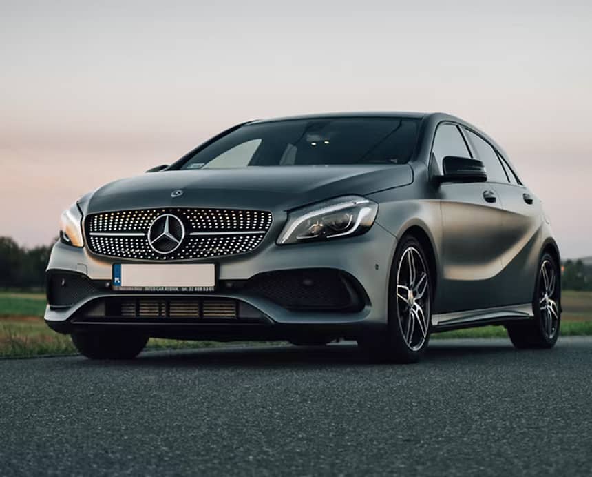 Grey Mercedes